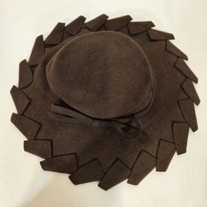Vintage Austelle Brown Felt Hat